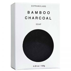 Bamboo Charcoal soap vegan natural organic sopranolabs