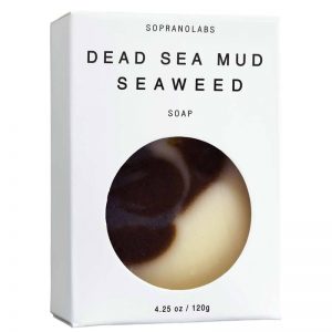 Dead Sea Mud Seaweed soap vegan natural organic sopranolabs