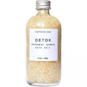 Detox Bath Salt vegan natural organic sopranolabs