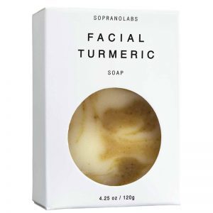 Facial Turmeric soap vegan natural organic sopranolabs