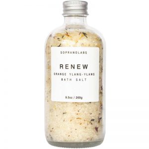 Renew Bath Salt vegan natural organic sopranolabs
