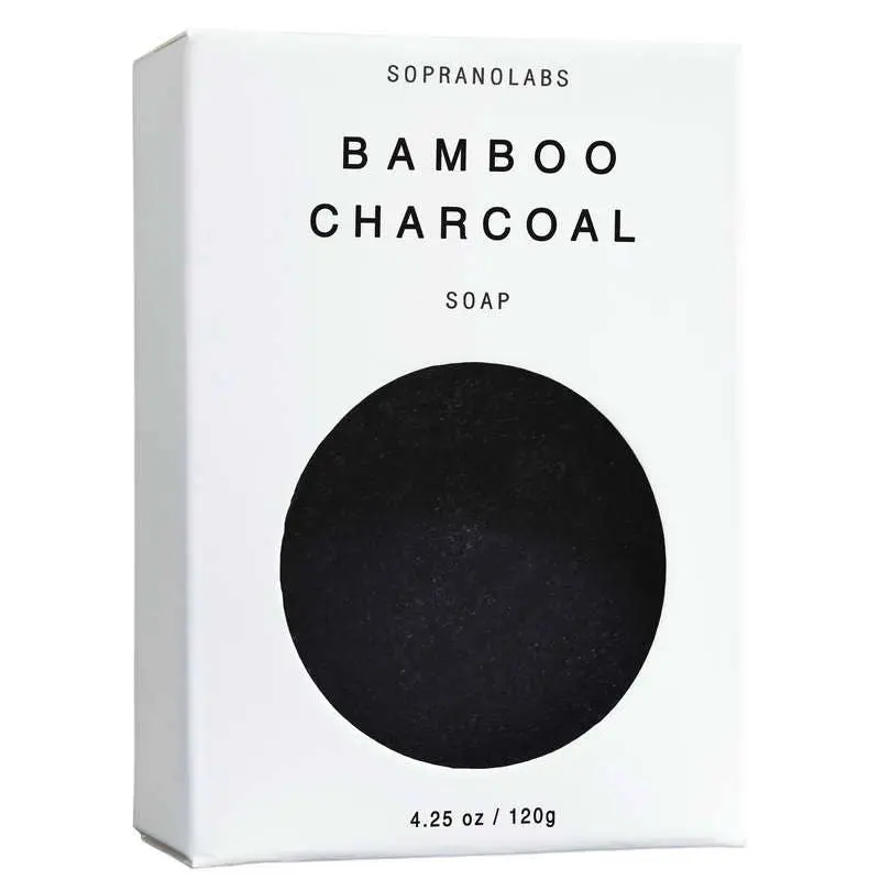 SopranoLabs Bamboo Charcoal Vegan Soap SopranoLabs Bamboo Charcoal Vegan Soap