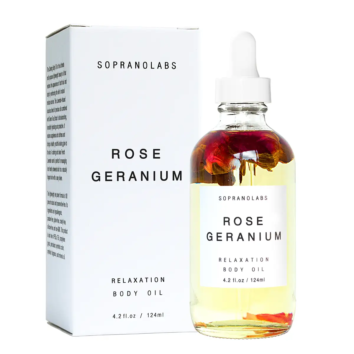 rose geranium body oil
