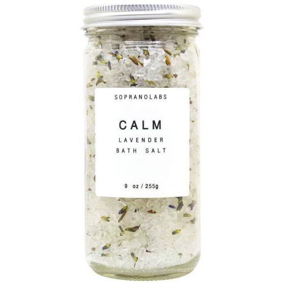 Calm Bath Salt vegan natural organic Sopranolabs