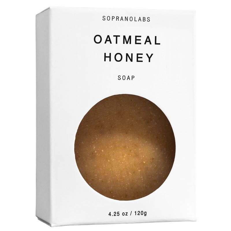 Oatmeal Honey soap vegan natural organic sopranolabs