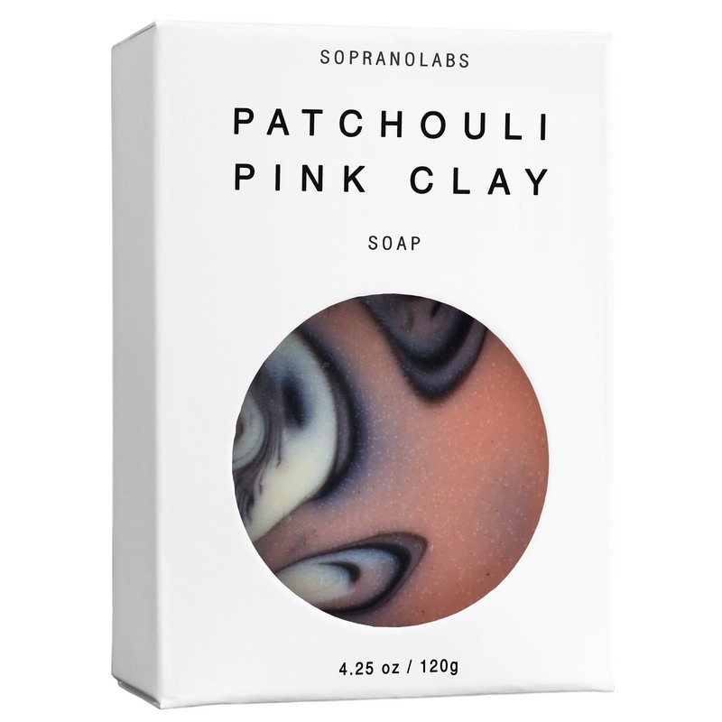Patchouli Pink soap vegan natural organic sopranolabs