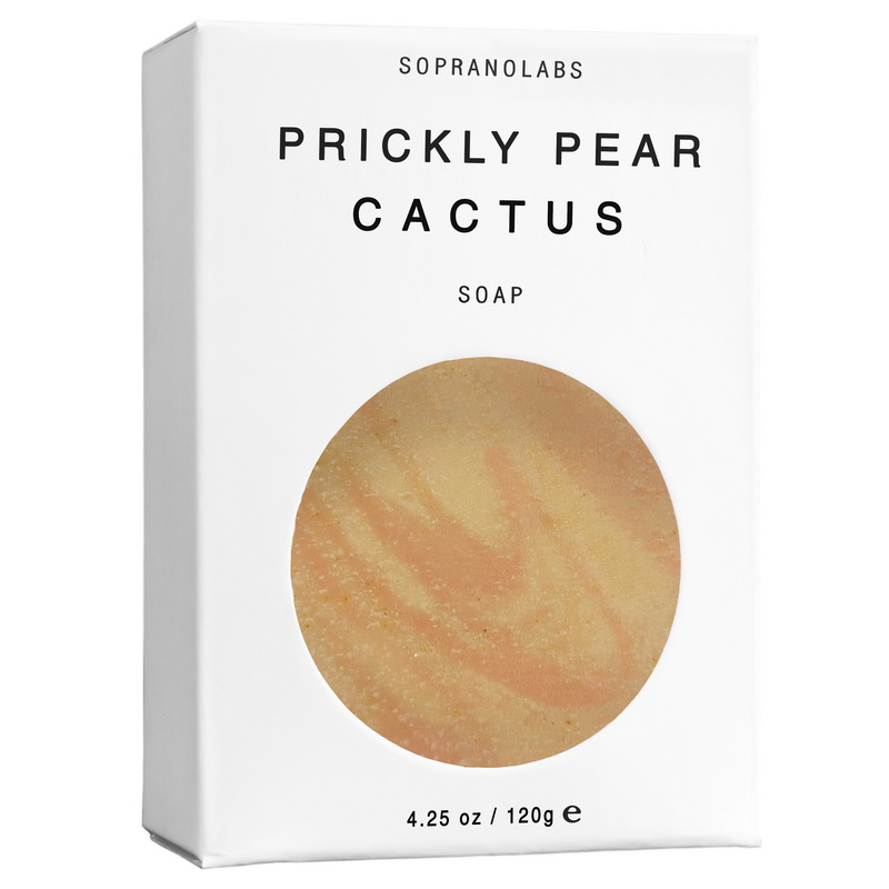 Prickly pear cactus vegan soap by Sopranolabs